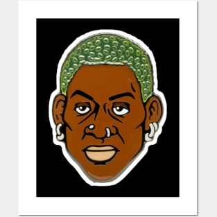 rodzilla-dennis Rodman design Posters and Art